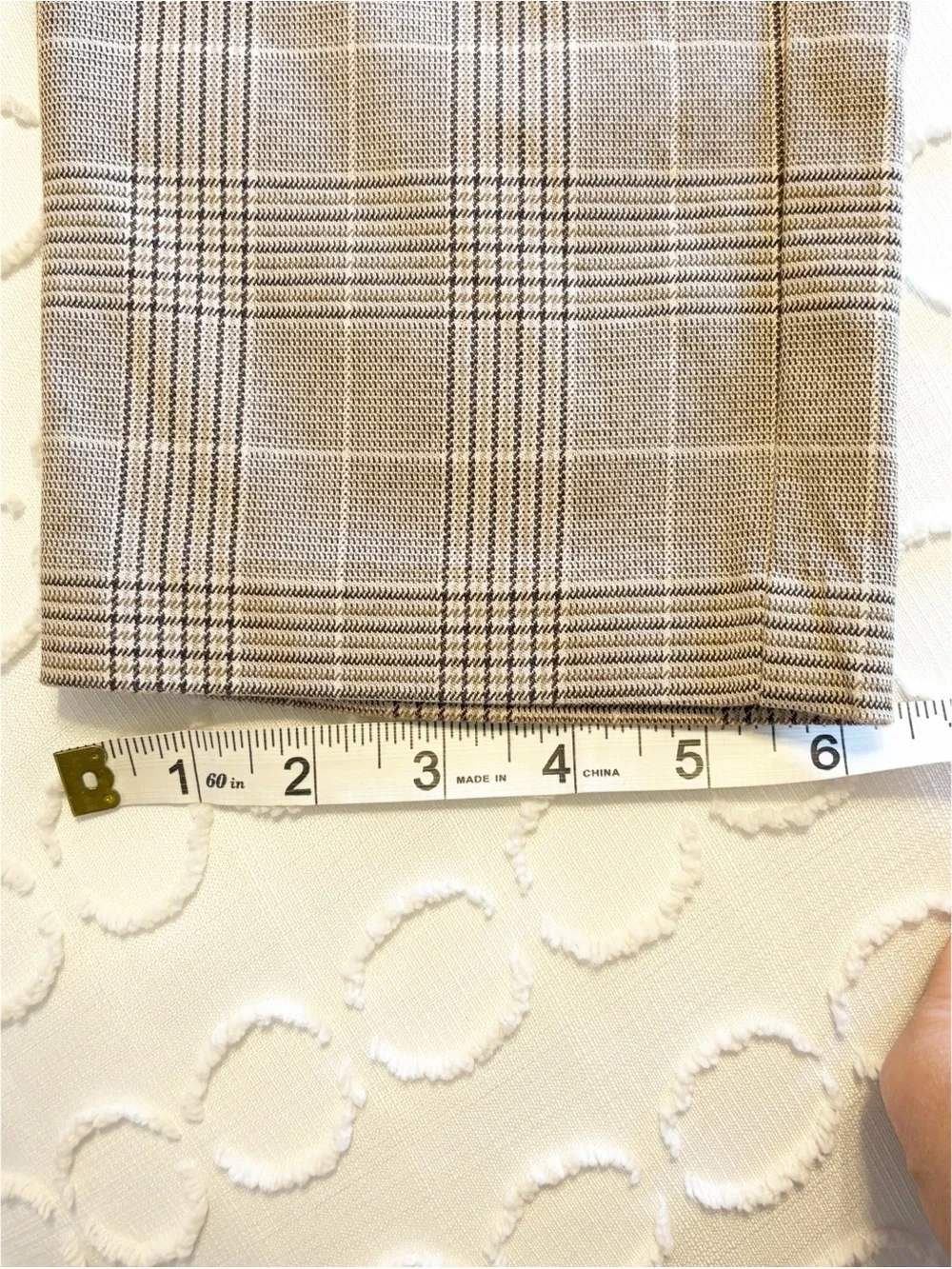 Banana Republic Grayson Slim Tapered Ankle Pant size 32x30 NWT Plaid Herringbone